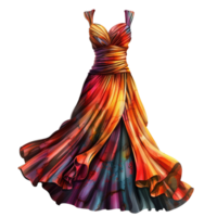 Woman dress isolated on transparent background png