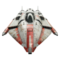 Spaceship isolated on transparent background png