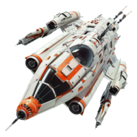 Spaceship isolated on transparent background png