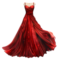 Woman dress isolated on transparent background png