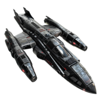 Spaceship isolated on transparent background png