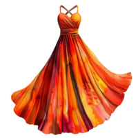 Woman dress isolated on transparent background png