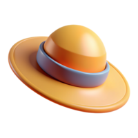 Beach Hat 3d png