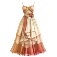 Woman dress isolated on transparent background png