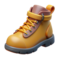 caminhada bota 3d render png