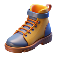 caminhada bota 3d de ativos png