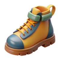 Wandern Stiefel 3d Illustration png