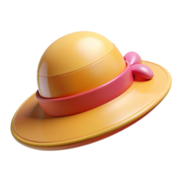 spiaggia cappello 3d elemento png