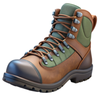 realistic Hiking Boot 3d Design png
