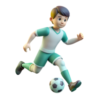 calcio giocatore 3d png