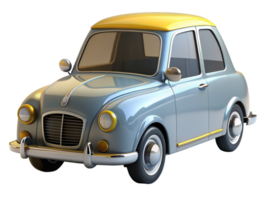 realistisch taxi auto 3d concept png