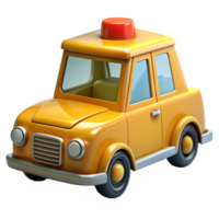 Taxi voiture un service 3d png