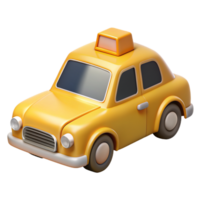 Taxi Car Service 3d Render png