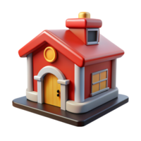 Firehouse Building 3d png