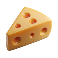 formaggio fetta 3d elemento png