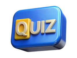 plein quiz knop 3d png