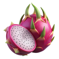 Dragon Fruit 3d Graphic png