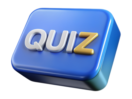 quiz knop 3d knop png