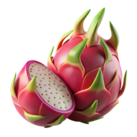 Dragon Fruit 3d Asset png