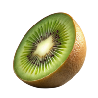 medio kiwi Fruta 3d imagen png