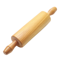 High-Quality Wooden Rolling Pin With Transparent Background png