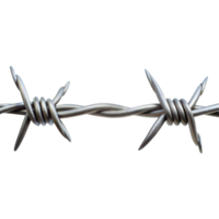 Close Up of Barbed Wire on White Background png