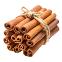 Bundle of Cinnamon Sticks Tied With String png