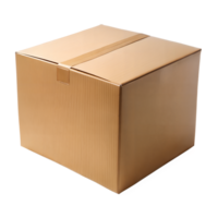 Cardboard Box on Transparent Background png