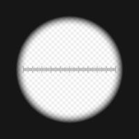 Monocular, telescope or periscope view with scale. Spy, sniper, hunter or tourist optical instrument for following, searching, magnifying, exploration vector
