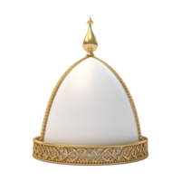 Beautiful islamic themed hat isolated on transparent background png