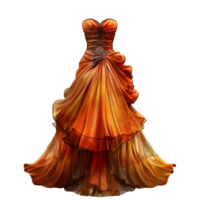 Woman dress isolated on transparent background png