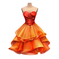 Woman dress isolated on transparent background png