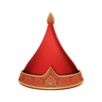 Sultan hat isolated on transparent background png