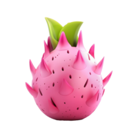 Dragon fruit isolated on transparent background png