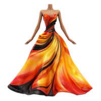 Woman dress isolated on transparent background png