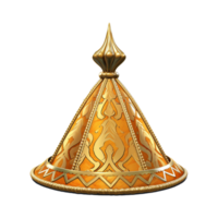 Sultan hat isolated on transparent background png