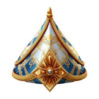 Sultan hat isolated on transparent background png