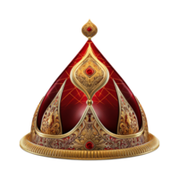 Sultan hat isolated on transparent background png