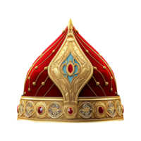 Sultan hat isolated on transparent background png