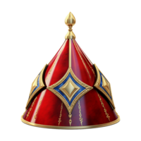 Sultan hat isolated on transparent background png