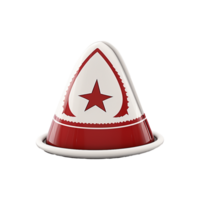 Sultan hat isolated on transparent background png