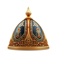 Sultan hat isolated on transparent background png