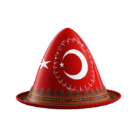 Sultan hat isolated on transparent background png