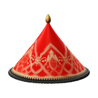 Sultan hat isolated on transparent background png