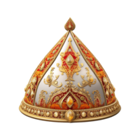 Sultan hat isolated on transparent background png