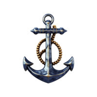 Ship Anchor isolated on transparent background png