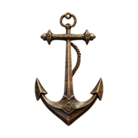 Ship Anchor isolated on transparent background png