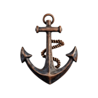 Ship Anchor isolated on transparent background png