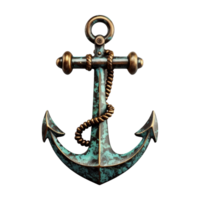 Ship Anchor isolated on transparent background png