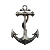 Ship Anchor isolated on transparent background png